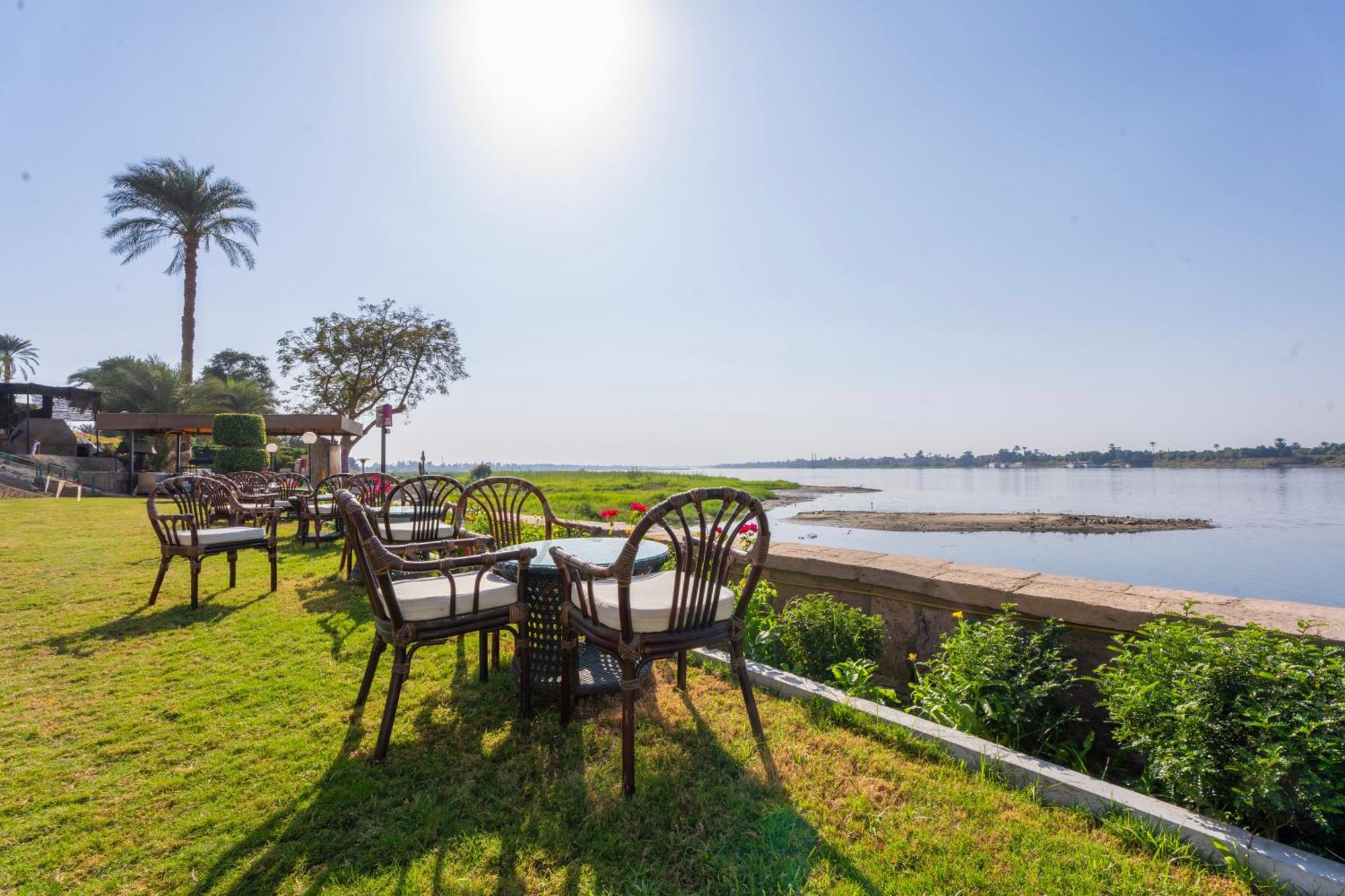 Jolie Ville Hotel & Spa Kings Island Louxor Extérieur photo View of the Nile from the hotel